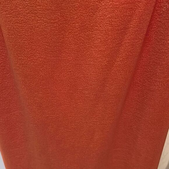 Misha Rebekah Womens 6 Metallic Midi Dress Copper Open Back Strappy V Neck NWT - Picture 4 of 10